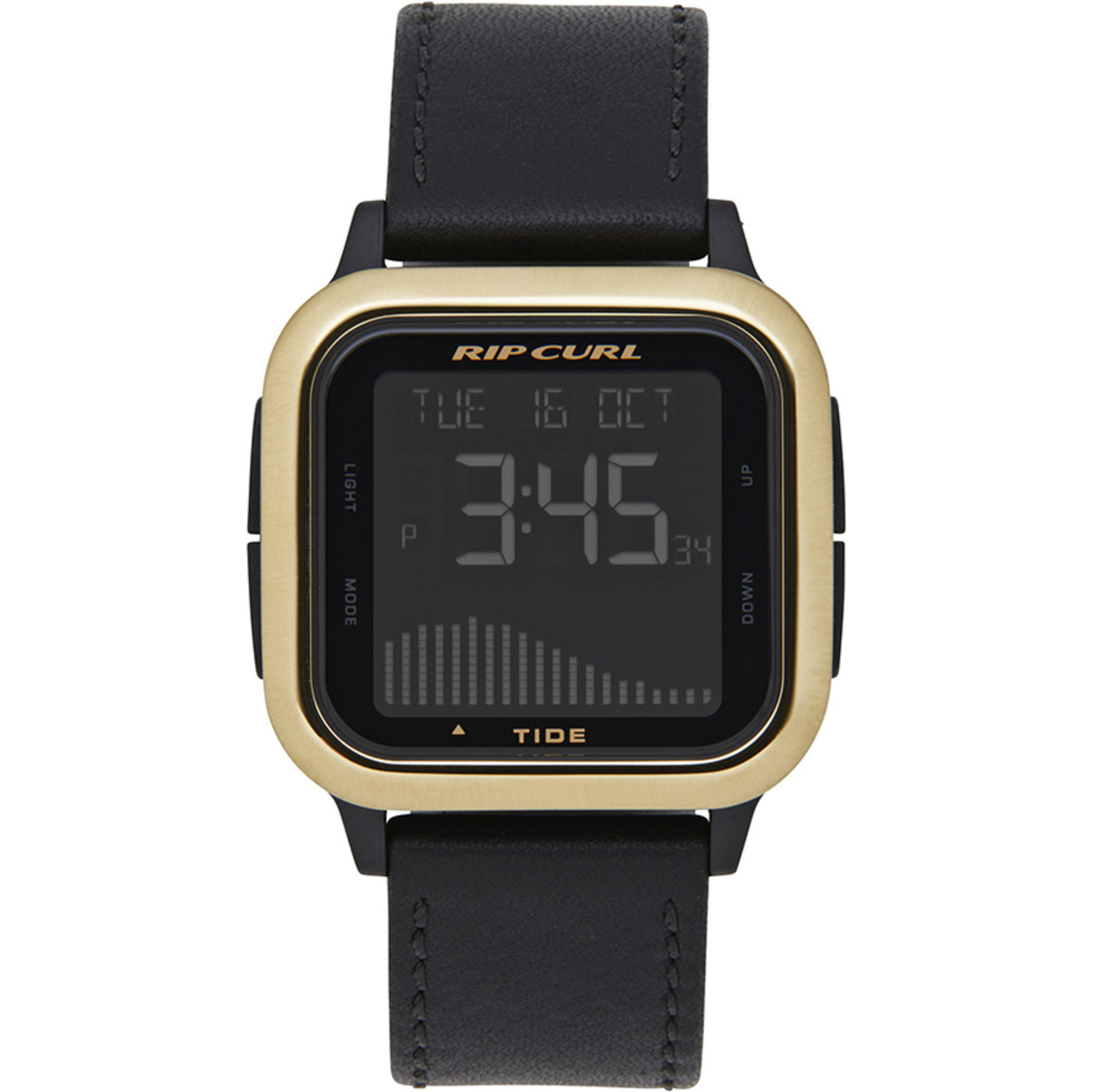 Rip Curl Next Tide Leather Watch Gold A1141